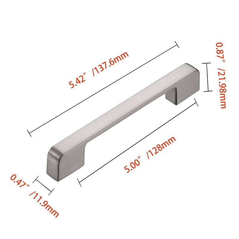 Utopia Alley Marino Pull Handle - Decorative Cabinet Drop Pull Handles for Cabinets, 3.75"/5.0" Center to Center