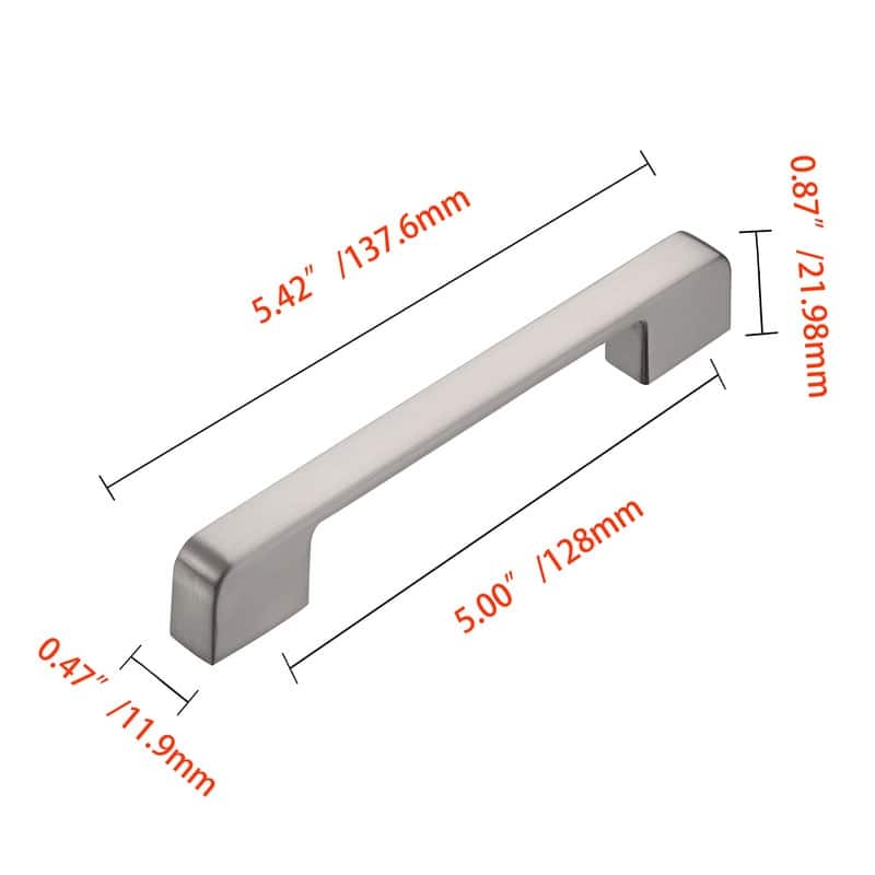 Utopia Alley Marino Pull Handle - Decorative Cabinet Drop Pull Handles for Cabinets, 3.75"/5.0" Center to Center