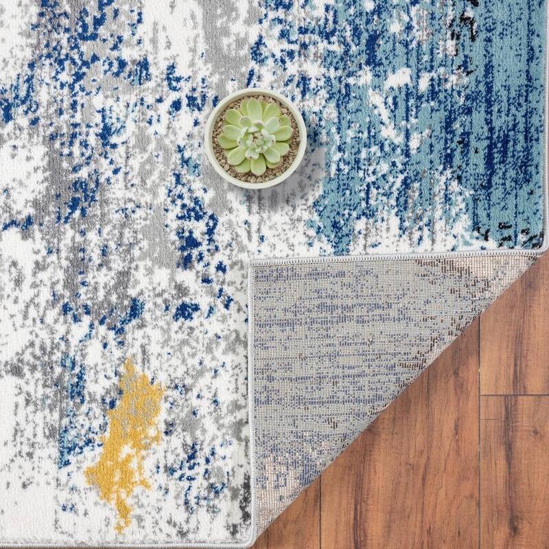Luxe Weavers Modern Abstract Area Rug, Stain Resistant Indoor Rug