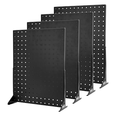 Tabletop Pegboard Stand 4 Pieces with Durable Steel Panels for Displaying Items - 17.32 x 12.99 x 4.49 in