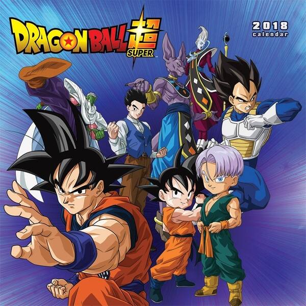 Shop 2018 Dragon Ball Super Wall Calendar Overstock 18134580