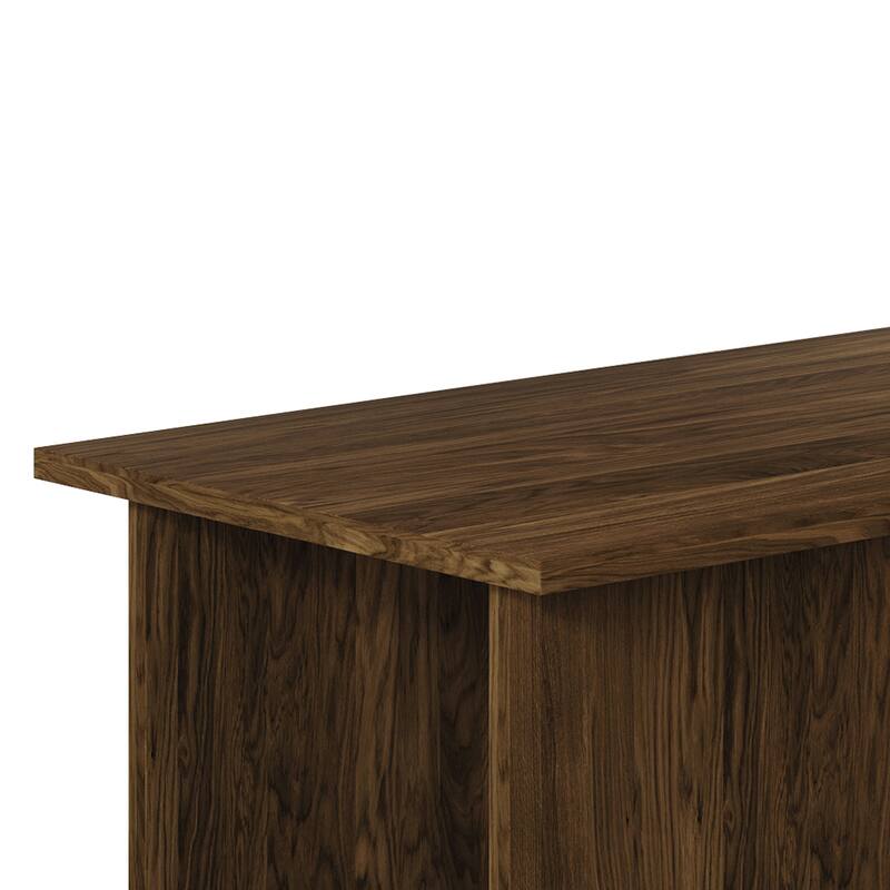 CraftPorch Elegance L-Shape Writing Desk with Cabinet