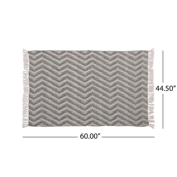 Barnegat Hand-Loomed Boho Throw Blanket by Christopher Knight Home