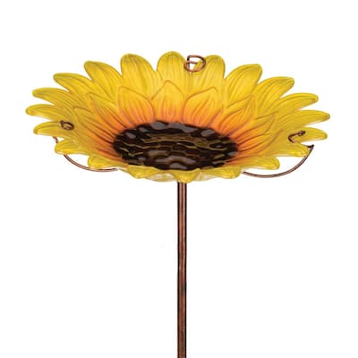 Birdbath/Feeder Stake - Sunflower