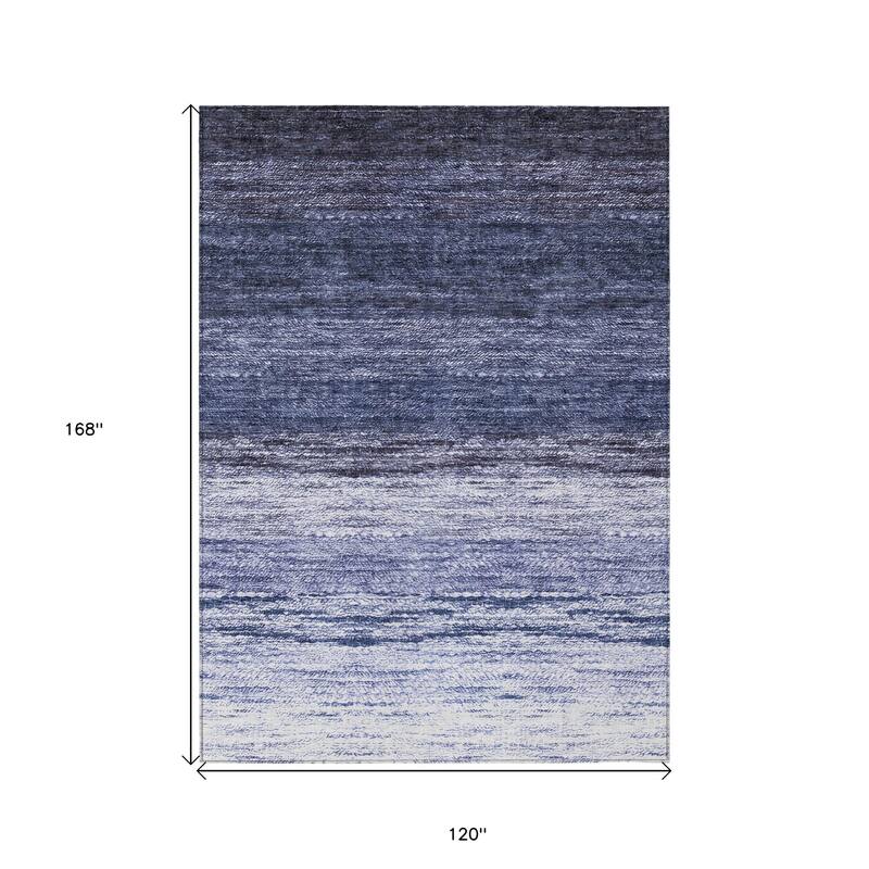 HomeRoots Ombre Transitional Rectangle Outdoor Rug