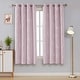 preview thumbnail 108 of 106, Deconovo Silver Line 52 Width Curtain Panel Pair (2 Panel) W52" x L72" - Lavender Pink