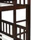 preview thumbnail 14 of 17, Twin Over Twin Rubber Wood Bunk Bed with Trundle