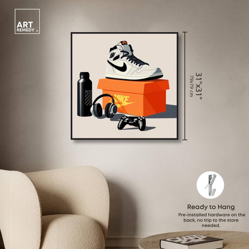 Important Sneaker Accessories Canvas by Art Remedy