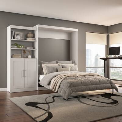 Pur Queen Murphy Bed and Closet Organizer with Doors (101W) by Bestar
