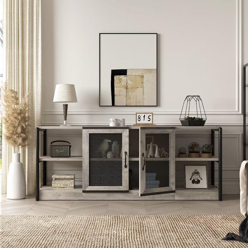 TV Stand for 65+ Inch TV - 65 inches - Grey