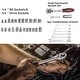 preview thumbnail 8 of 8, 328-Piece Mechanics Tool Set with Case, 1/4-Inch and 1/2-Inch Drive, Wrenches and Screwdrivers