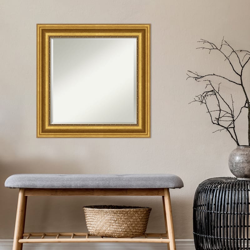 Beveled Wall Mirror - Parlor Gold Frame - Parlor Gold