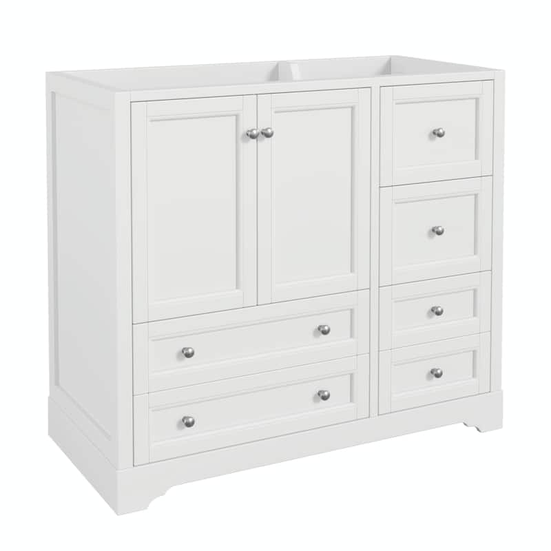 36-inch Bathroom Vanity with Sink, Solid Wood Freestanding Bathroom Vanities