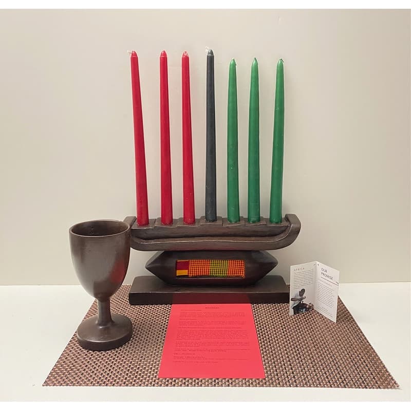 Hand-designed Kente Classic Kwanzaa Set (Ghana)