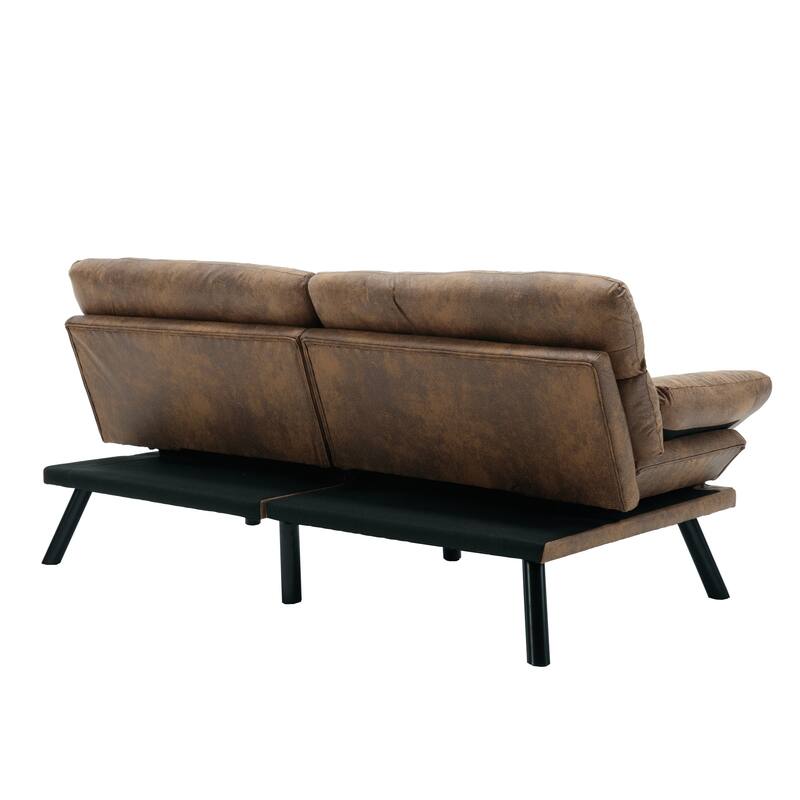 Thick cushion sofa, sofa bed, sleeper sofa with metal feet