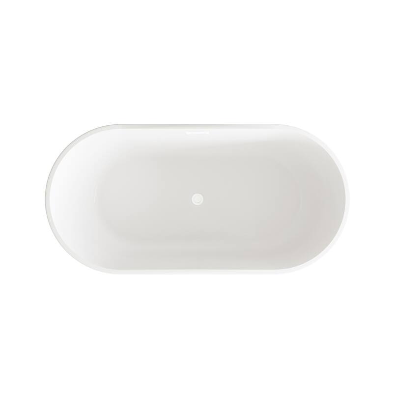 Melisande Bathtub in Glossy White