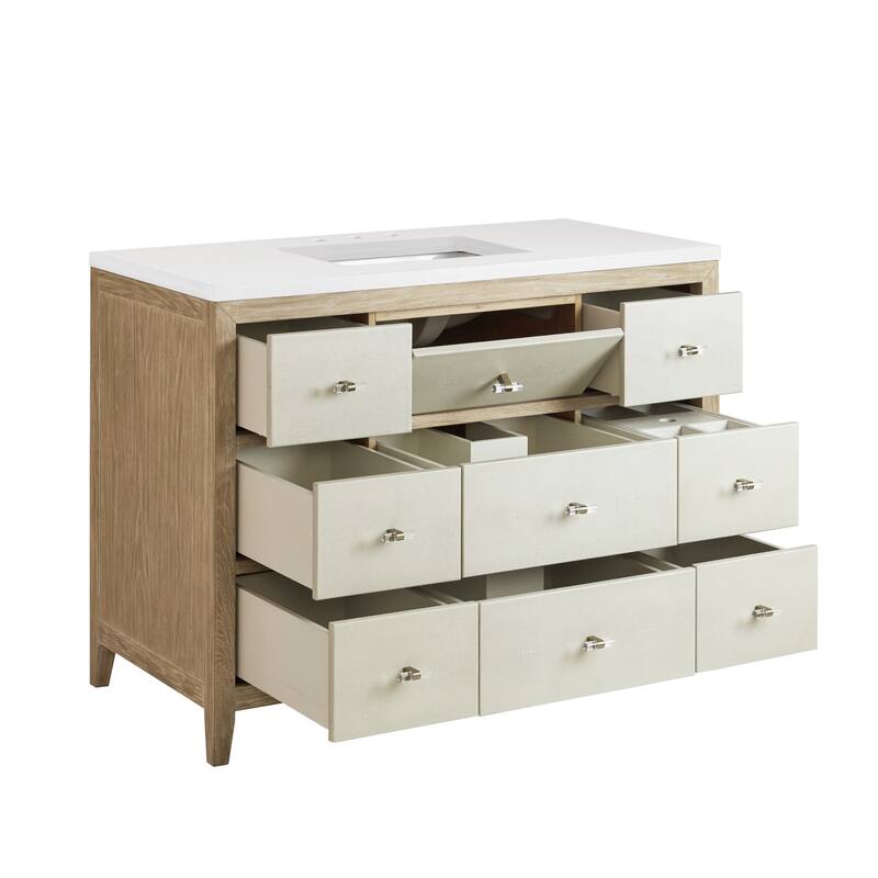 James Martin Vanities D604-V48 Celeste 48" Single Basin Wood Vanity