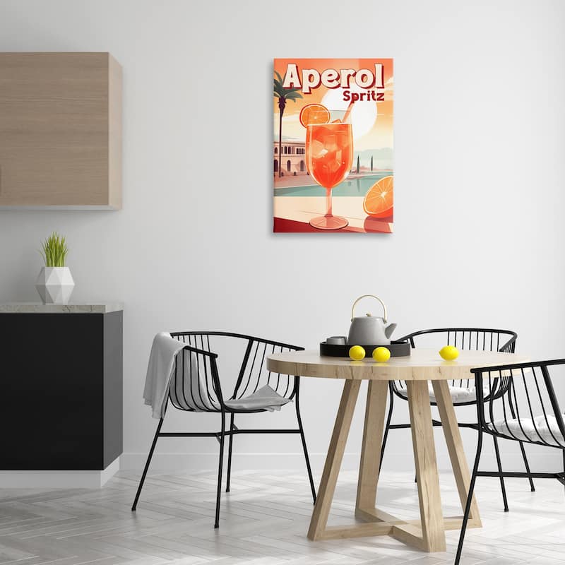 Stupell Bright Tropical Aperol Spritz Canvas Wall Art Design By Andreas Magnusson