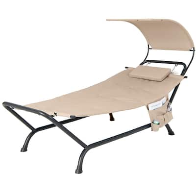 Patio Hanging Chaise Lounge Chair