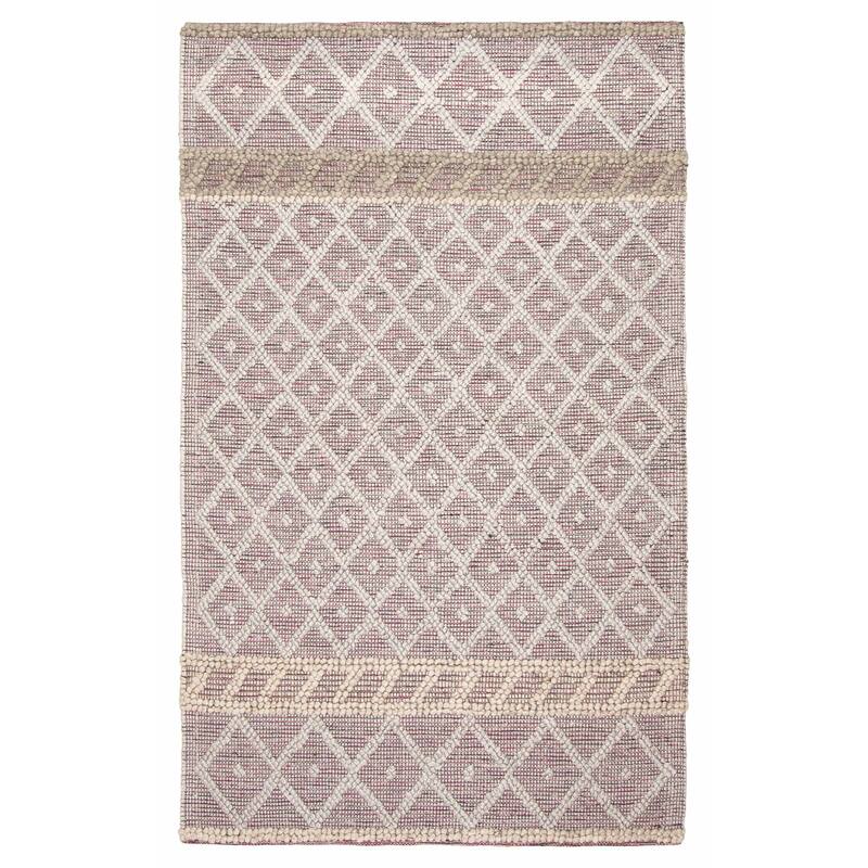 ECARPETGALLERY Braid weave Sienna Grey Wool Rug - 5'0 x 8'2 - Grey - 5'0 x 8'2