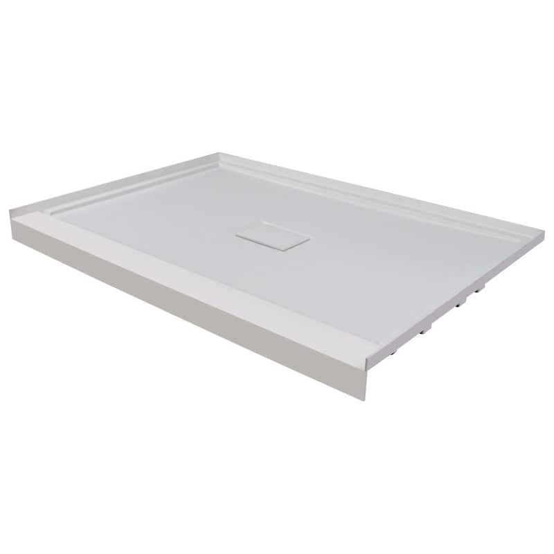 Transolid TRS_FLU4834C FLU-Series 48" x 34" Rectangular Shower Base - Grey