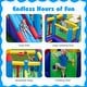 preview thumbnail 6 of 8, Costway Inflatable Bounce House 5-in-1 Inflatable Bouncer