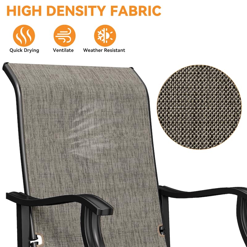Swivel Outdoor Dining Armchair Collection (Set of 2)