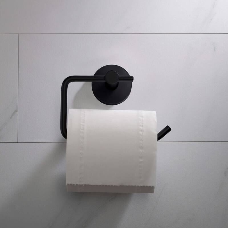 Circular 4-Piece Bathroom Hardware Set