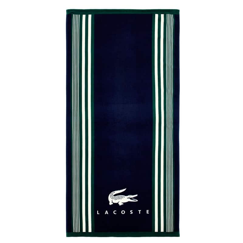 Lacoste Home Oversized 36"W x 72"L 100% Luxury Cotton Beach Towel - 36" x 72" - Oki