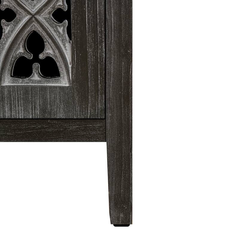 Hollow Carved Buffet Storage Cabinet Sideboard Cupboard Console Table