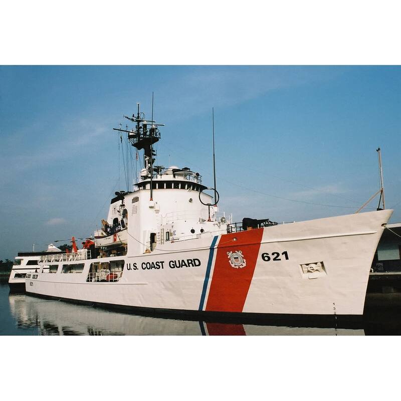 USCGC Valiant WMEC-621 30 Inches L Ship Model - Multi-Color