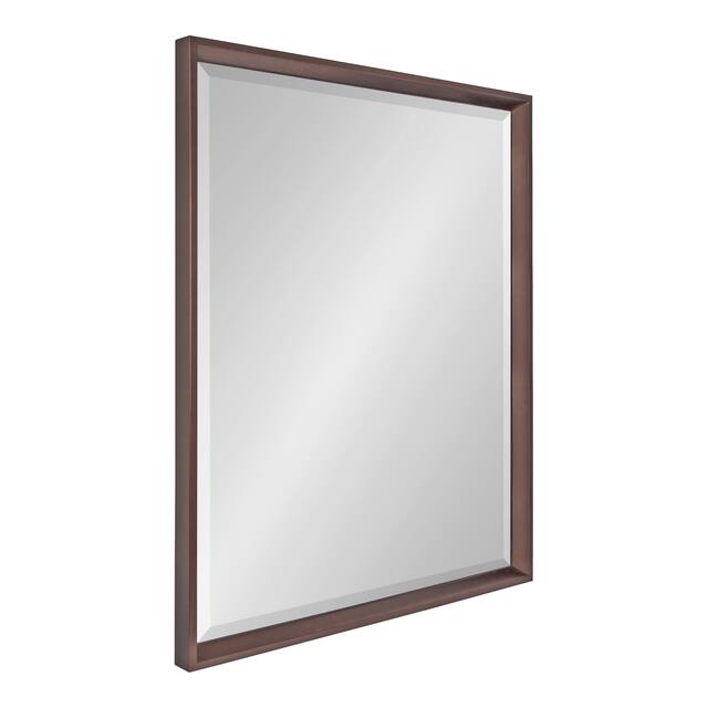 Kate and Laurel Calter Glam Framed Wall Mirror - 23.5x29.5 - Bronze