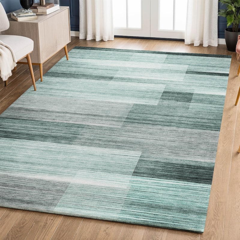 Premium Washable Super Soft Ombre Layers Mayfield Rug