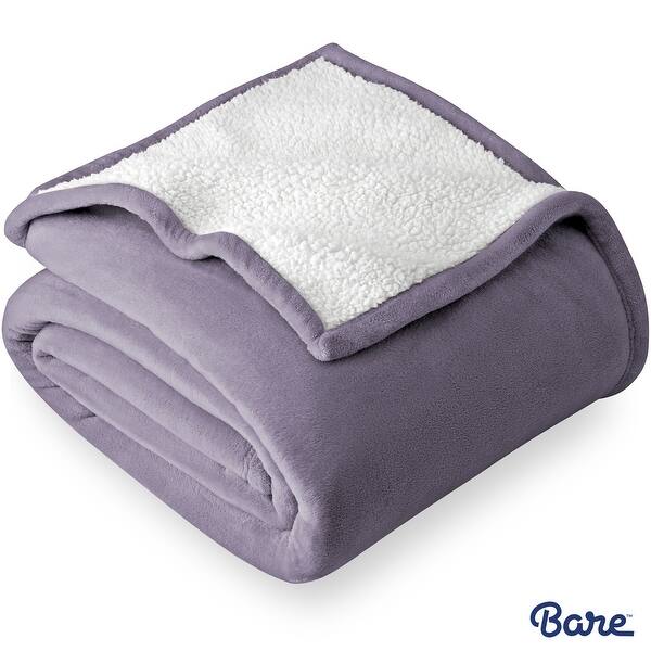 Hypoallergenic Twin//Twin Extra Long Fluffy /& Soft Plush Bed Blanket Lightweight Bare Home Sherpa Fleece Blanket Reversible Twin//Twin XL, Caribbean Sea