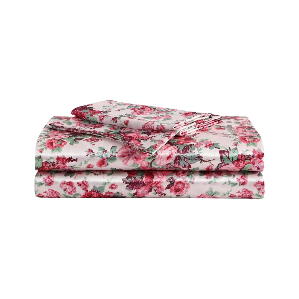 Betsey Johnson Satin Sheet and Pillowcase Sets