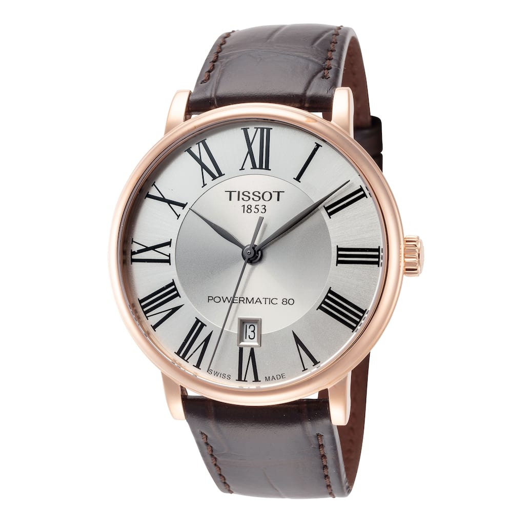 Tissot Men's Carson 40mm Automatic Watch T1224073603300 - Silver - N/A
