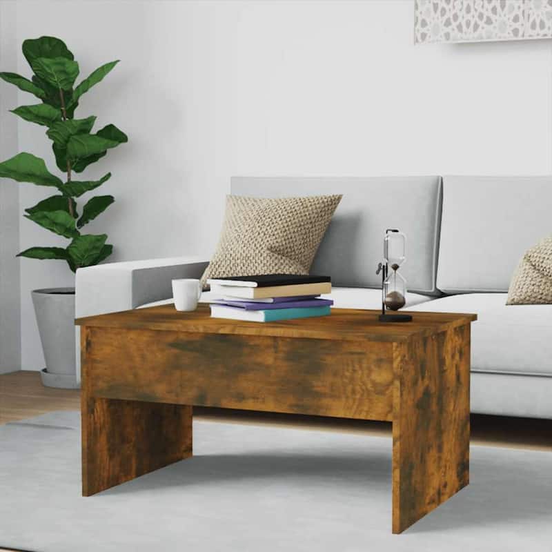vidaXL Coffee Table Lift Top End Table Accent Side Sofa Table Engineered Wood - 31.5" x 19.9" x 16.3"