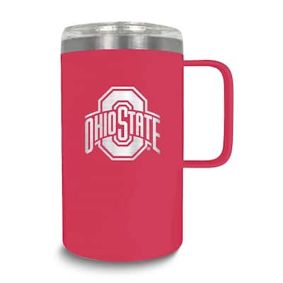 Collegiate Ohio State University Stainless Steel 18 Oz. Hustle Mug with Lid