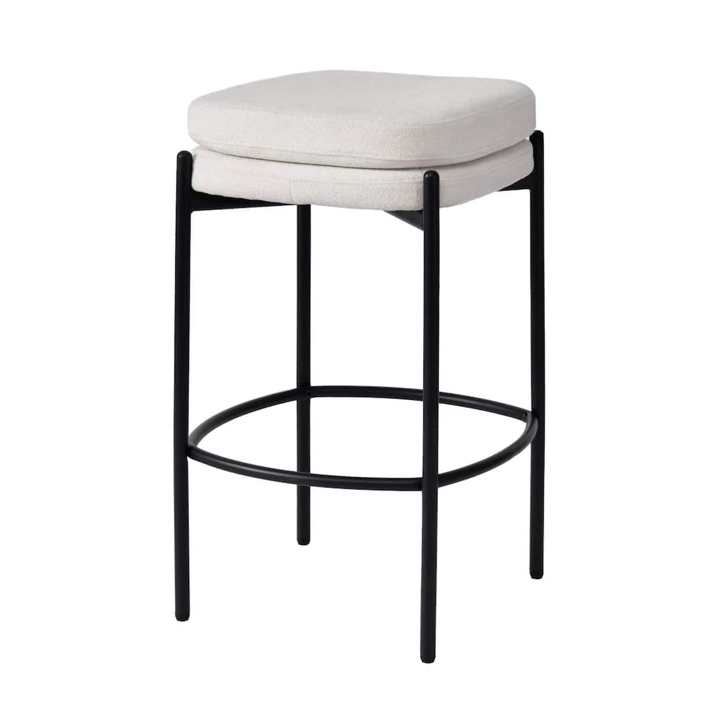 Allegra 26" Counter Stool, Oatmeal (Set of 2)
