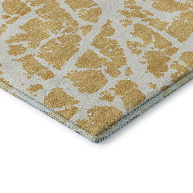 Premium Washable Super Soft Modern Crackle Mayfield Rug