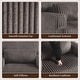 preview thumbnail 6 of 37, Oversized Chaise Longue Accent Chair with Ottoman