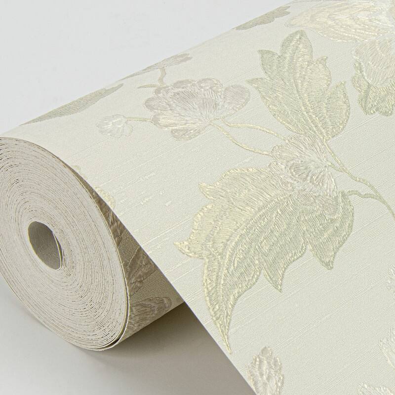 Sirpi Vittoria Gold Floral Wallpaper - 20.5 x 396 x 0.025