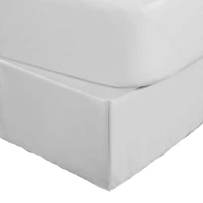 Martex 100% Microfiber Inverted Pleat Bed Skirt 15 Inch Hotel Quality