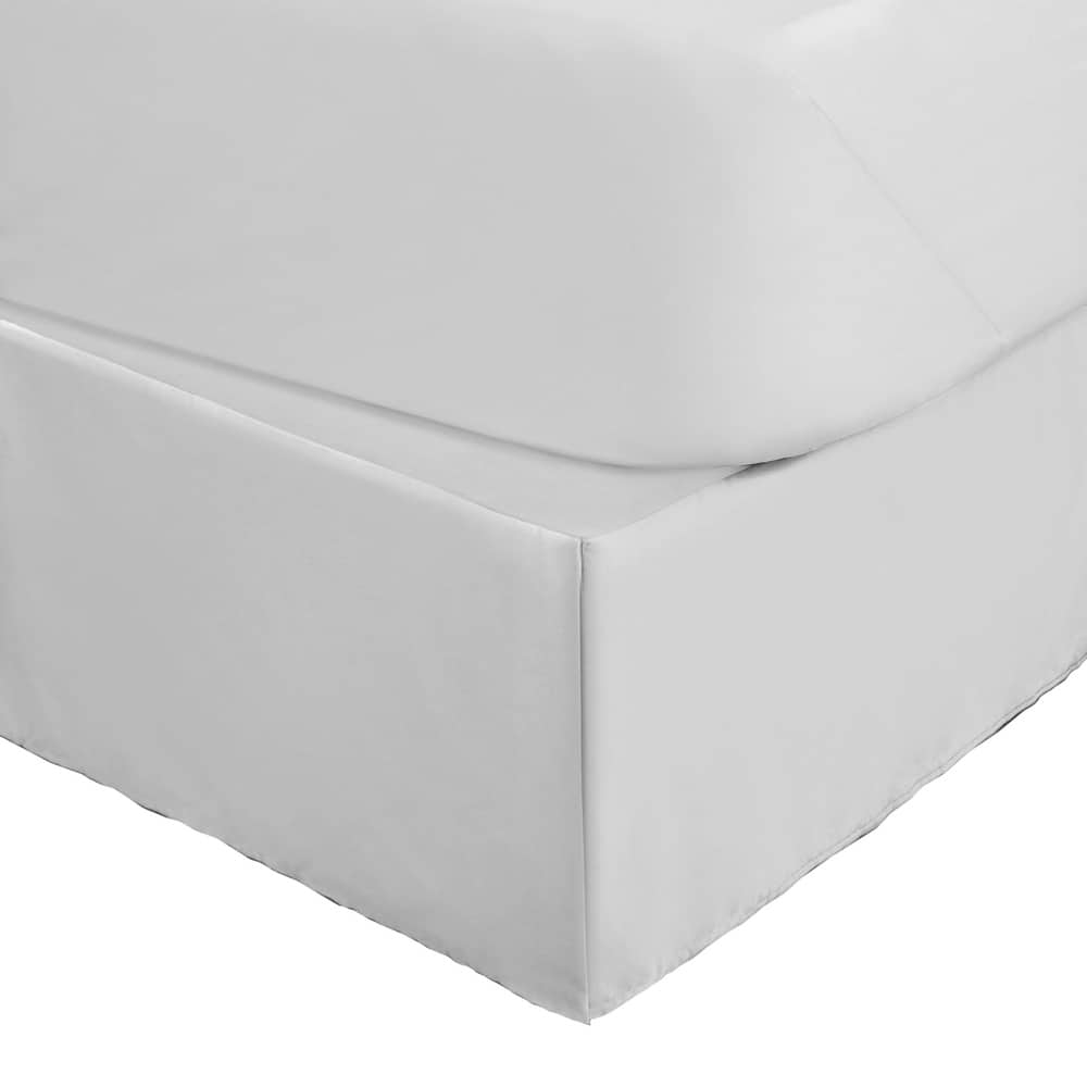 Martex 100% Microfiber Inverted Pleat Bed Skirt 15 Inch Hotel Quality