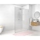 preview thumbnail 1 of 25, Glass Warehouse 78" x 60" Frameless Shower Door - Single Fixed Panel Polished Chrome