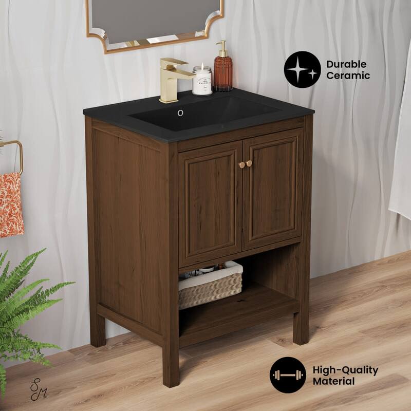 Swiss Madison SM-BV0601 Chateau 24" Free Standing Single Basin Vanity
