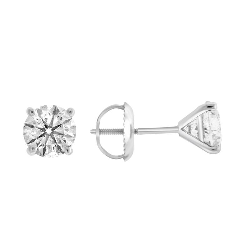 EFFY 18K White Gold Diamond Earrings