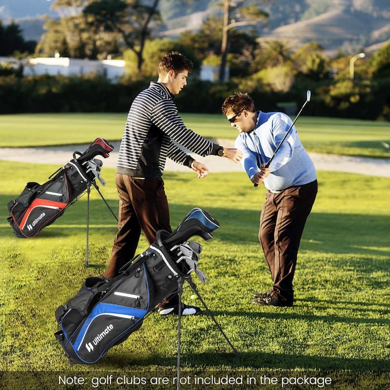 Costway Lightweight Golf Stand Bag with 14 Way Top Dividers 6 Pockets - See Details