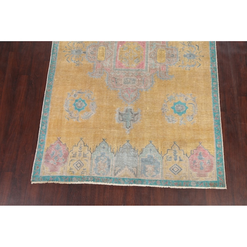 Traditional Geometric Tabriz Persian Area Rug Handmade Wool Carpet - 5'9" x 8'10"