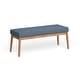 preview thumbnail 9 of 37, Saxon Mid-century Tufted Ottoman Bench by Christopher Knight Home